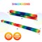 8 Feet Portable Folding Gymnastic Balance Beam with Solid Wood Base Ideal for Walkover or Cartwheel